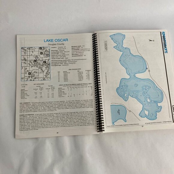 Sportsman's Connection Alexandria Area & Stearns-Todd Fishing Map Guide Book MN - Picture 6 of 6